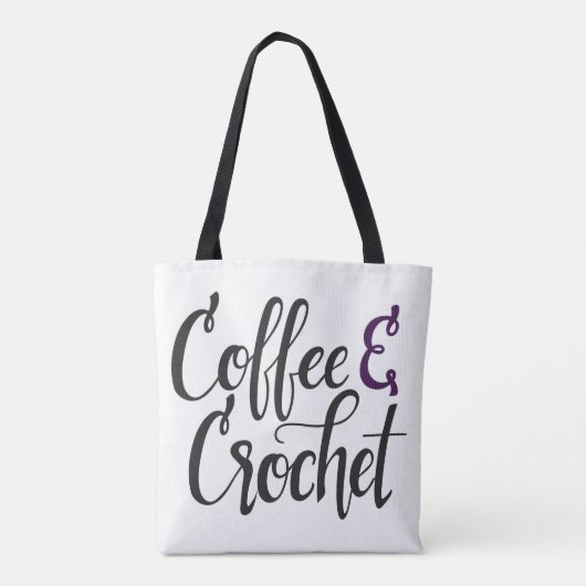 Coffee en Crochet Tote Bag (Achterkant)