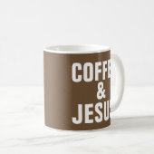 COFFEE EN JESUS COFFEE MUGS KOFFIEMOK (Voorkant rechts)