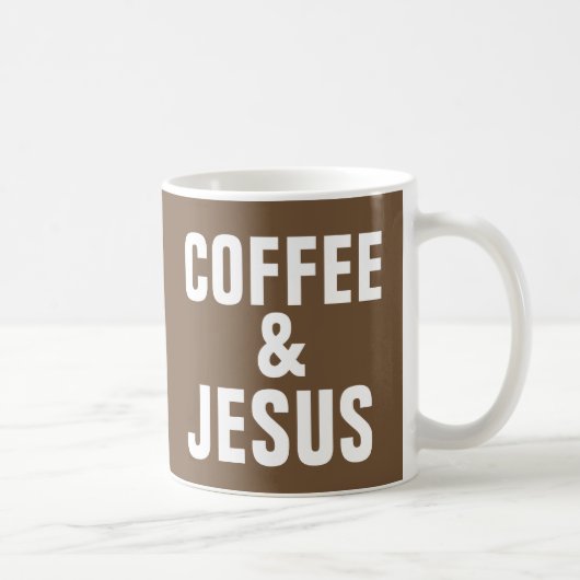 COFFEE EN JESUS COFFEE MUGS KOFFIEMOK (Rechts)