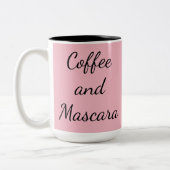 Coffee en Mascara Coffee Tea Cup Tweekleurige Koffiemok (Links)