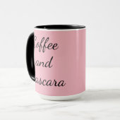 Coffee en Mascara Coffee Tea Gift for her Mok (Voorkant links)
