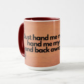 Coffee en Mok van Crochet (Voorkant links)