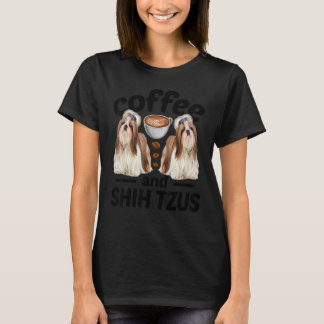 Coffee en Shih Tzu Shih Tzu Dog T-shirt