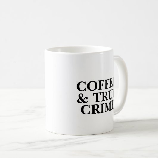 Coffee en True Crime Coffee-Mok Koffiemok (Voorkant rechts)