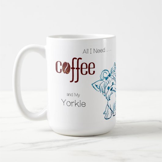Coffee en Yorkie Koffiemok (Links)
