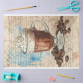 Coffee Ephemera Waterverf Collage Tissuepapier (Craft)
