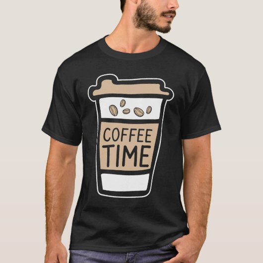 Coffee  Espresso Barista Cappuccino Grandpa T-shirt (Voorkant)