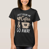 Coffee  Espresso Barista Cappuccino Latte  3 T-shirt (Voorkant)