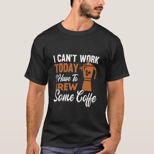 Coffee Espresso Barista Cappuccino Latte T-shirt (Voorkant)