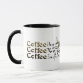 Coffee Everywhere Ceramic Mug for Coffee Lovers Mok (Links)