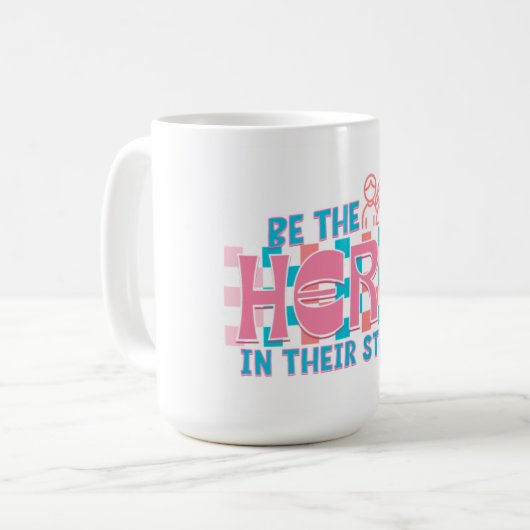 "Coffee First, Conquer the World Later Koffiemok (Voorkant links)