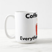 Coffee First Everything Else Later Mug Koffiemok (Links)
