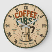 Coffee First Grote Klok (Voorkant)