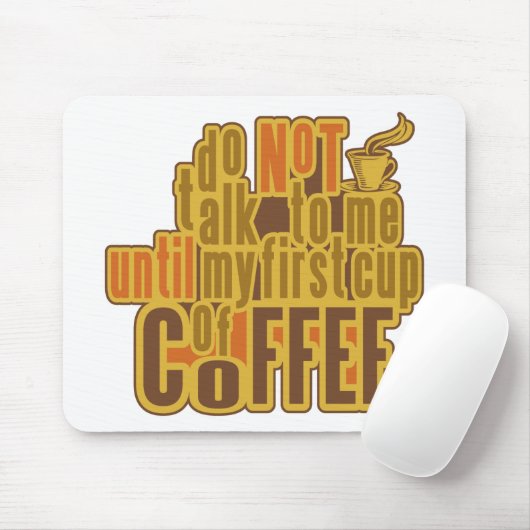 COFFEE FIRST mousepad Muismat (Met muis)