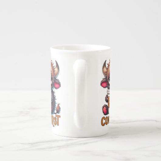 Coffee First  Porselein Kop (Achterkant)