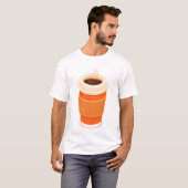 Coffee First Talk Later T-shirt (Voorkant volledig)