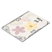 Coffee & Flowers Spiral Notebook for Book Lovers Notitieboek (Linkerzijde)