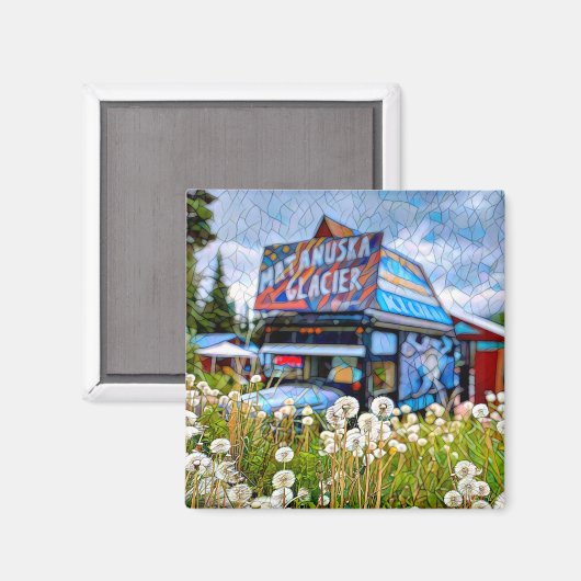 Coffee Food Truck Magnet (Voorkant / Achterkant)