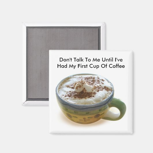 Coffee Fridge Magnet (Voorkant / Achterkant)