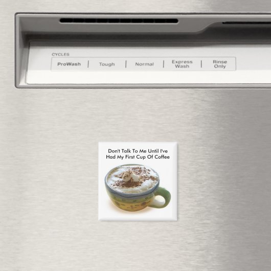 Coffee Fridge Magnet (Insitu (Vaatwasser))