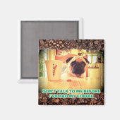 Coffee Fridge Magnet (Voorkant / Achterkant)