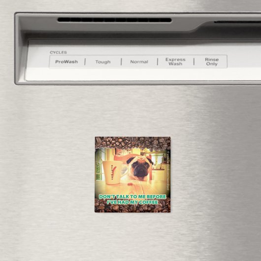Coffee Fridge Magnet (Insitu (Vaatwasser))