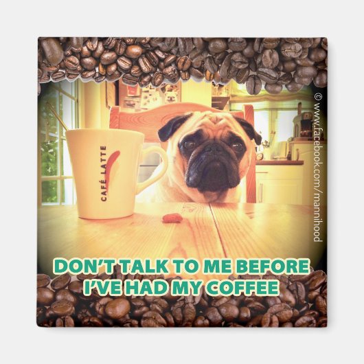 Coffee Fridge Magnet (Voorkant)