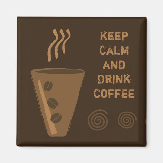 Coffee Fridge Magnet (Voorkant)