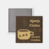 Coffee Fridge Magnet (Voorkant / Achterkant)