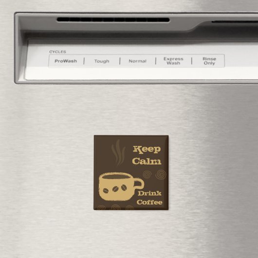 Coffee Fridge Magnet (Insitu (Vaatwasser))