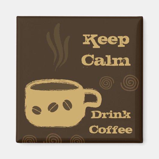 Coffee Fridge Magnet (Voorkant)