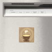 Coffee Fridge Magnet (Insitu (Vaatwasser))