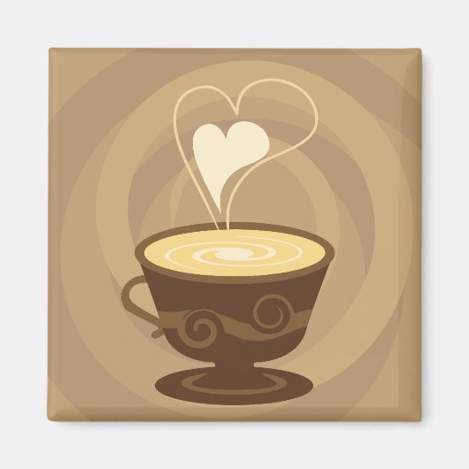 Coffee Fridge Magnet (Voorkant)