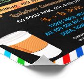 Coffee Fundraiser event sjabloon Poster (Hoek)