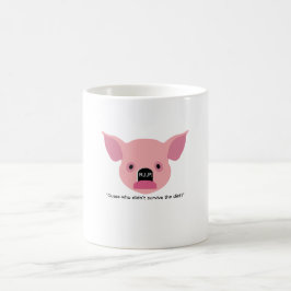 Coffee funny conceptual mug with a pig koffiemok