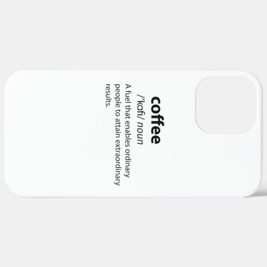 Coffee Funny Dictionary Definition Case-Mate iPhone Case (Achterkant (horizontaal))