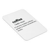 Coffee Funny Dictionary Definition Magneet (Rechterzijde)