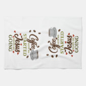 Coffee Funny Gezegde Theedoek (Horizontaal)