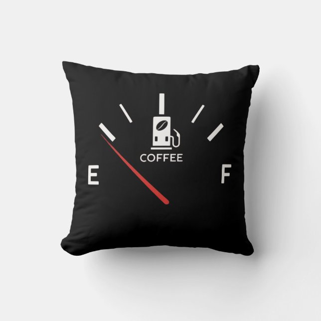 Coffee Gage Sierkussen – Fun Fuel voor Coffee Lo (Voorkant)
