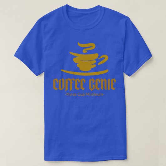 Coffee Genie Barista T-shirt (Design voorkant)