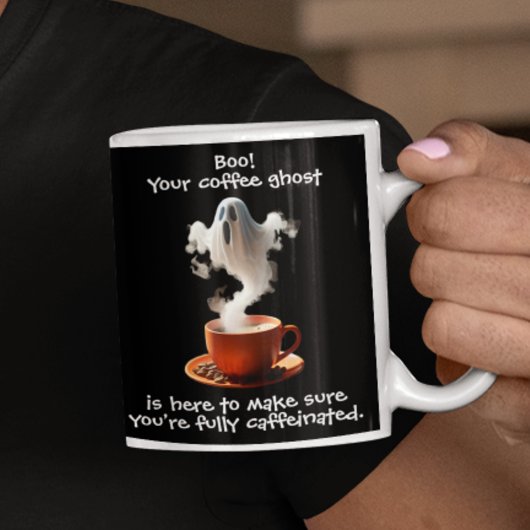 Coffee Ghost Grote Koffiekop