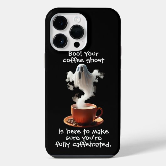 Coffee Ghost iPhone Hoesje (Achterkant)