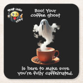 Coffee Ghost Kartonnen Onderzetters (Voorkant)