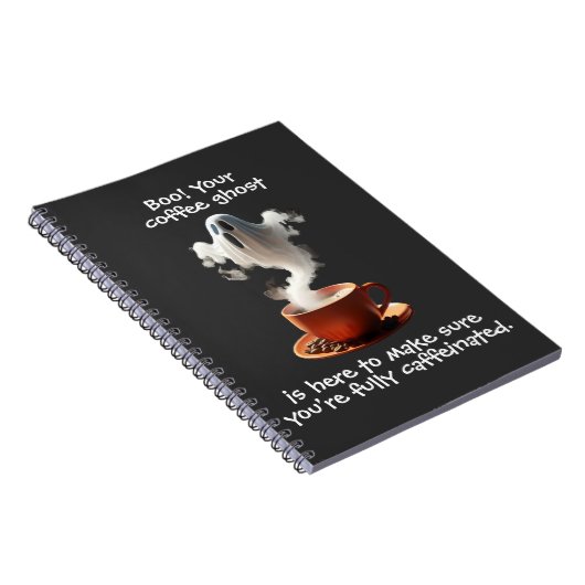 Coffee Ghost Notitieboek (Rechterzijde)