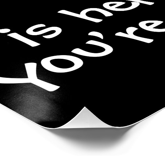 Coffee Ghost Perfect Poster (Hoek)