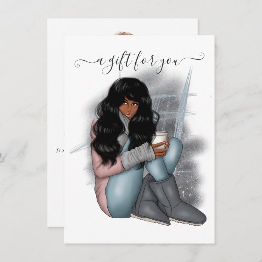 Coffee Girl (Voorkant / Achterkant)