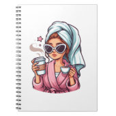 Coffee Girl Notebook Notitieboek (Voorkant)