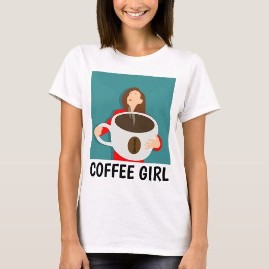 COFFEE GIRL T-shirts (Voorkant)