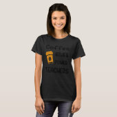 Coffee Gives Me Teacher Powers T-shirt (Voorkant volledig)