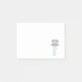 Coffee grappige tekst post-it® notes (Voorkant)